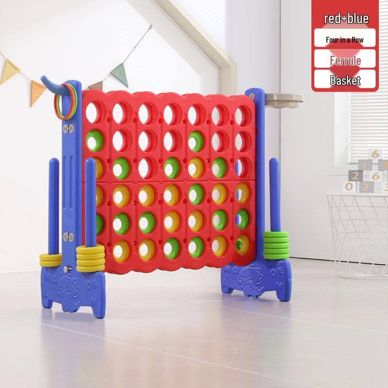 3D Four-in-a-Row Early Education Game: Educational Outdoor Chess for Kids