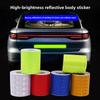 5cmX1m Auto Reflektierendes Band Dekor Aufkleber Auto Warnung Sicherheit Reflektierendes Band Folie Auto Reflektor Aufkleber Autozubehör Außen