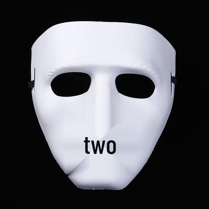 Halloween JabbaWockeeZ Weiße Maskerade Tanzmaske für Damen und Herren