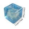 Children Pocket Stress Cubes Clear Ice Cubes Squeeze Sensory Toy Kids Sensory Calming Toys For Relaxing Slow Rising