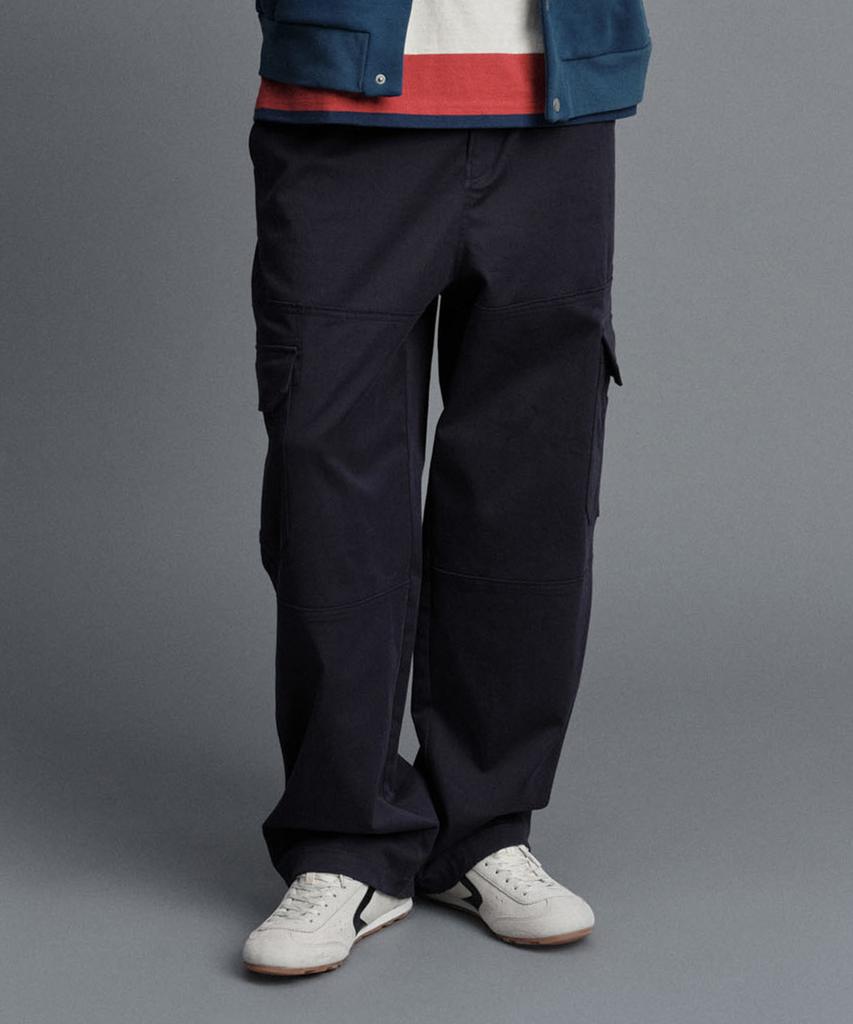 KODAK Balloon Fit Cotton Cargo Pants Navy