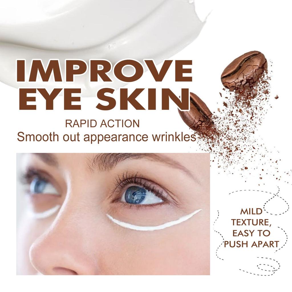 Caffeine Eye Paste Contains Moisturising Ingredients That Provide Long-lasting Nourishment To Keep The Skin Around The Eyes Hydrated,Gift For Women