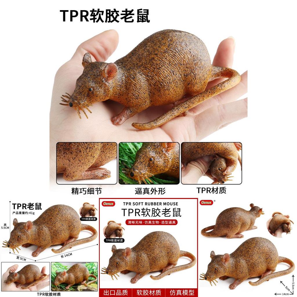 Cat Teething Toy Mouse With Durable Plastic Material For Biting And Selfplay