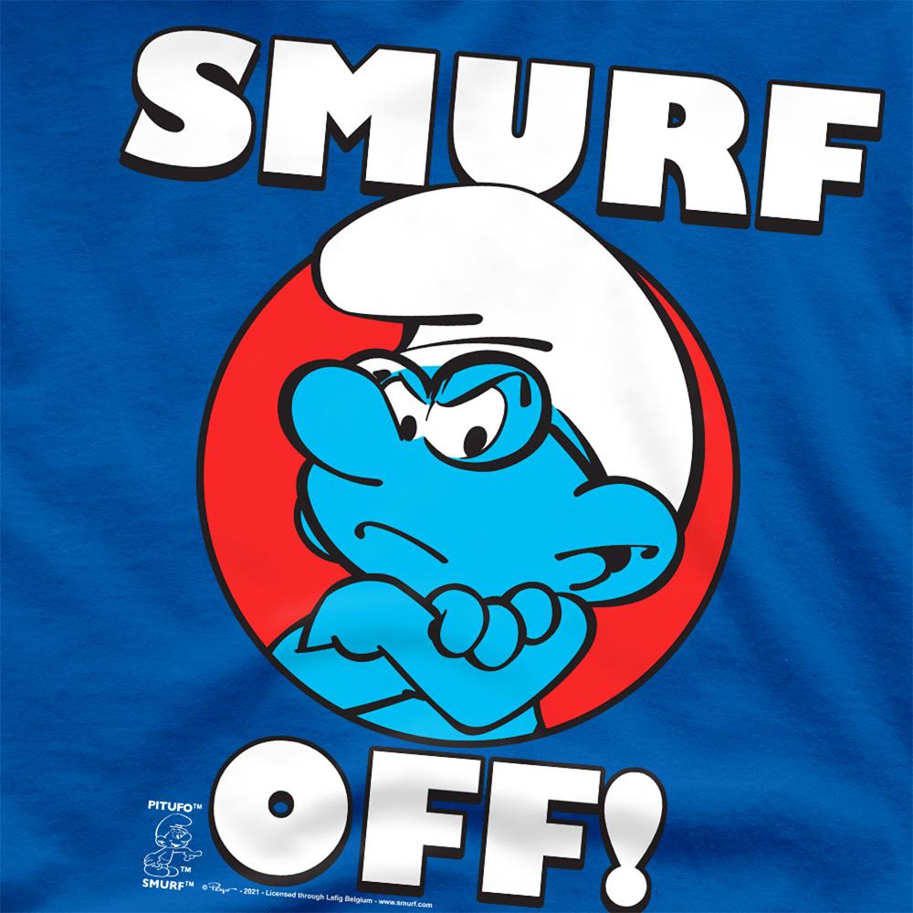 The Smurfs Unisex Adult Off! Ringspun Cotton T-Shirt