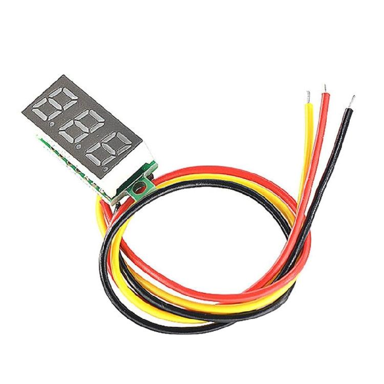 10Pcs Mini Digital 0.28" 3 Wire LED Panel Display Voltage Tester Voltmeter