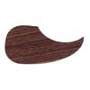 Acoustic Guitar Pickguard PVC Wood Grain Pattern Durable 3D Pickguard Scratch Plate Water Drop Shape