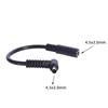 DC4.5x3.0mm Charging Cable Female Input Male Output 90 Degree Bend 15cm Length Power Extension For Laptop Computers