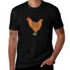 Crazy Chicken Lady Tshirt All Match Basic Short Sleeve Top