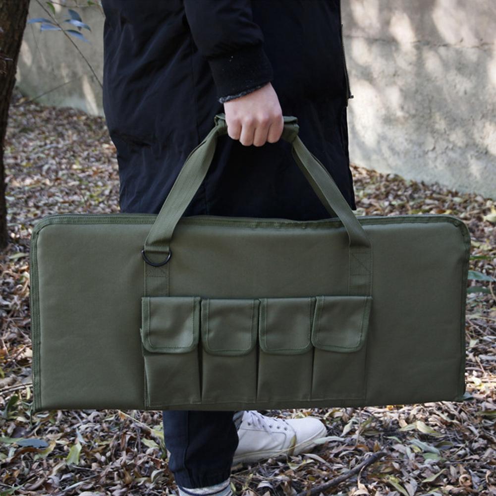 28x13 Inch 600D Oxford Cloth Military Green Large Capacity Tactics Protection Hunting Single Shoulder Bag