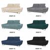 Sofa Couch Savio Living Room Family Furniture Black Corduroy Reg Headrest