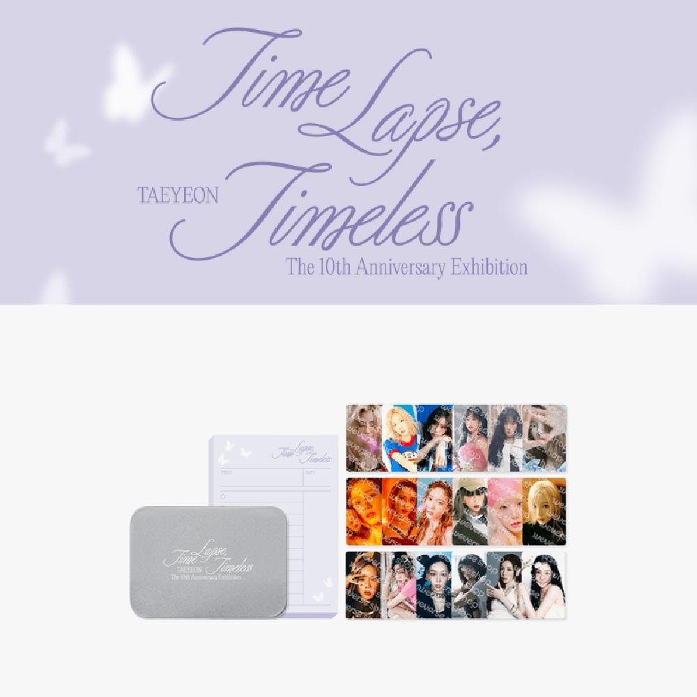 Pre-order 2025 TAEYEON The 10th Anniversary Exhibition Time Lapse, Timeless Repackage Photo Set