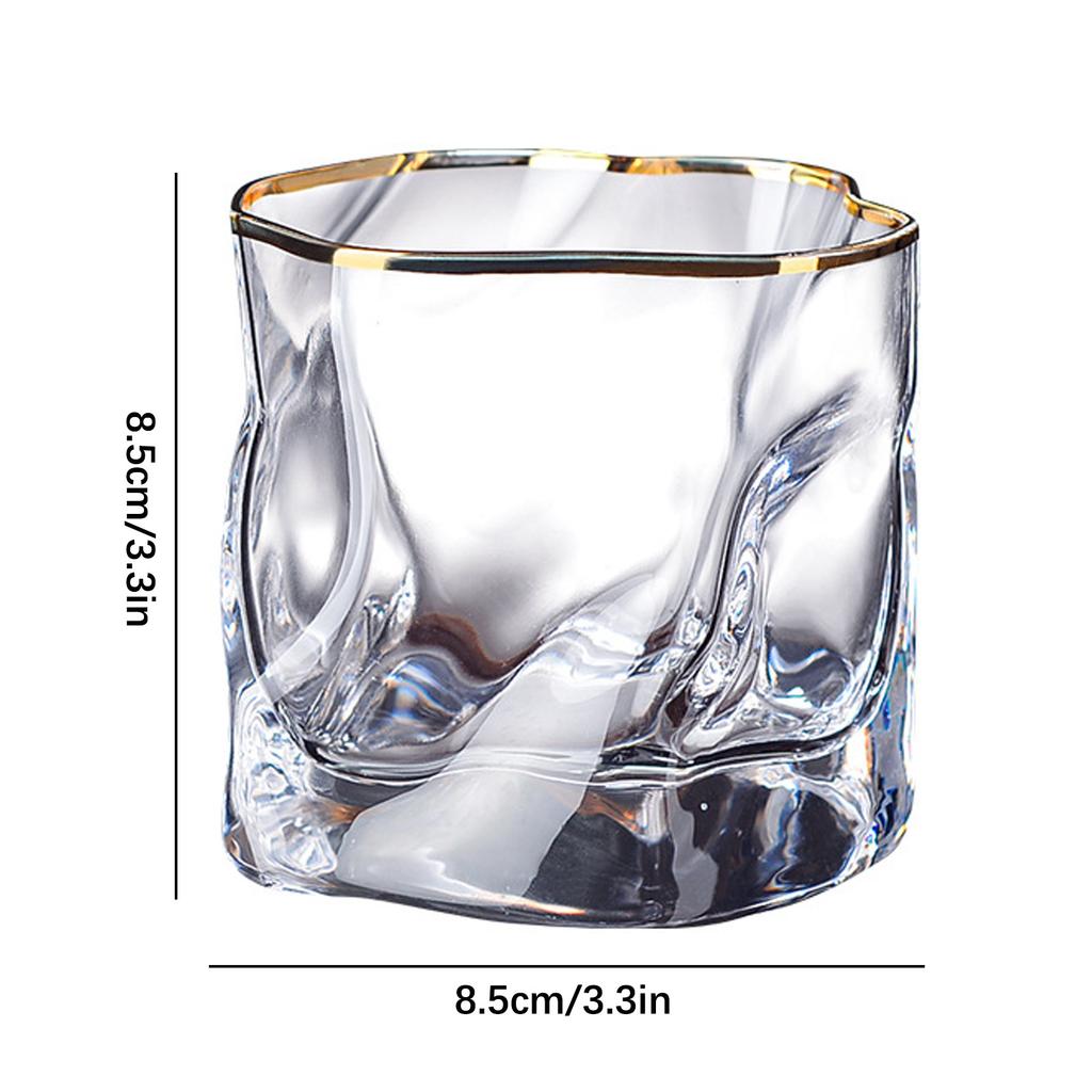 2 Stück Whiskeyglas Old Fashioned 8,5 x 8,5 cm 280 ml Cocktailglas