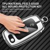 Neues Zinklegierung Leder Auto Schlüssel Etui Hülle Halter Fob Schutz Schale für VW Volkswagen Phaeton 15 Auto Innenzubehör