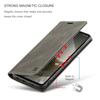 Lyxigt magnetiskt flip plånboksfodral i läder för Samsung Galaxy S23 S22 Utlra S20 Fe S10 S9 S8 Plus Note 10 20 A14 A24
