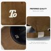 Letter Embroidered Baseball Cap for Women, Autumn and Winter High-Quality Brushed Fabric, Large Head Circumference Duckbill Cap, Versatile Sun Hat