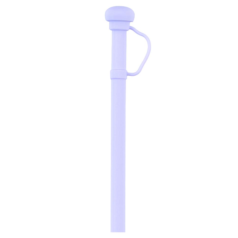 Silicone Long Reusable Straw with Straw Cover Drinking Straw Dustproof Soft Straw for Stanley 20/30/40oz Cup Accessories