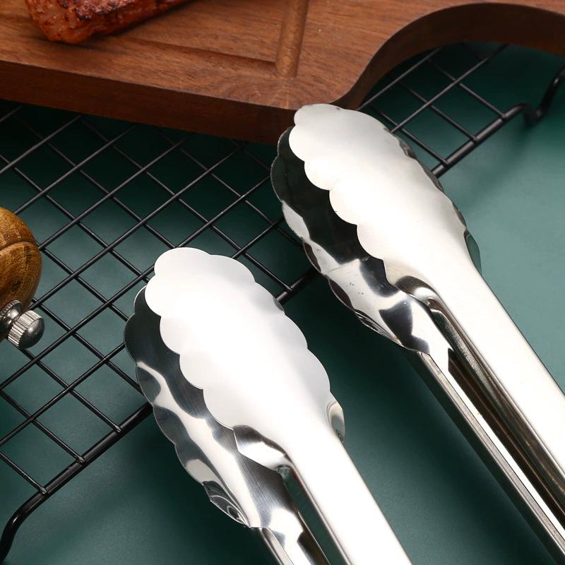 Riyue Xingchen Thickened Stainless Steel Food Tongs
