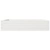 Plant Box White 110x110x23 Cm Solid Pine Wood