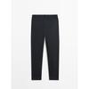 Masimodutti Cotton Blend Jogger Fit Pants