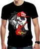 Mens Hip Hop Tshirt 90 Hipster Clothing Casual Urban Street Graffiti Print T-Shirt(1)