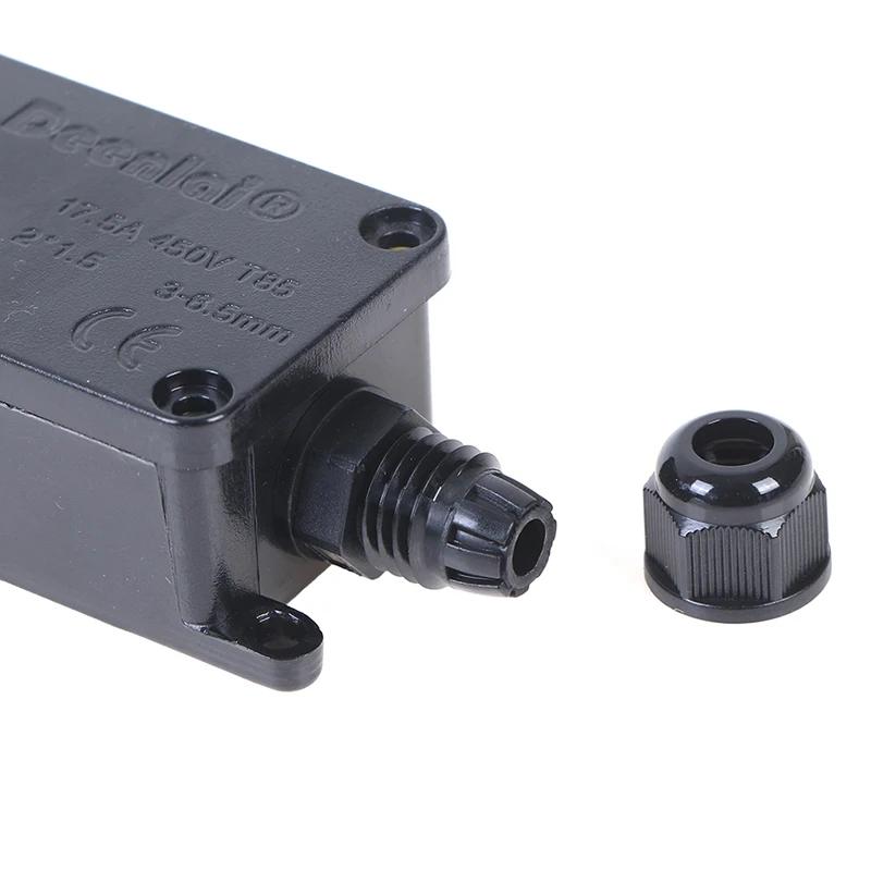 2-Wege Outdoor Wasserdicht IP66 Elektrisches Kabel Drahtverbinder Anschlussdose Mit Klemme 450V Anschlussdose für LED-Licht