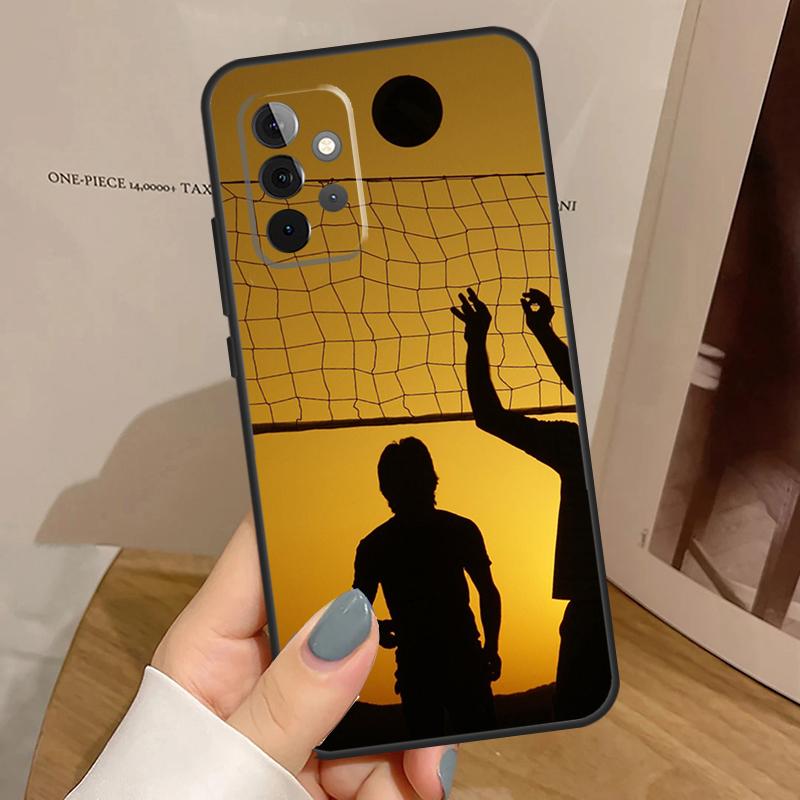 Volleyball Sport Phone Case For Samsung Galaxy A32 A52 A12 A53 A33 A23 A13 A54 A34 A14 A51 A15 A25 A35 A55