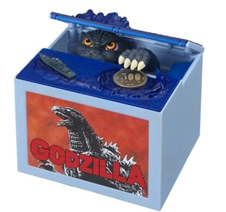 Shine Godzilla Bank, 10.7 X 11.3 X 12.5cm, Blue, 4582319371096