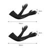 1 Pair UV-proof Sun Protection Arm Sleeves Breathable Moisture-Wicking Super Soft Elastic Cooling Compression Arm Sleeves Summer Gloves