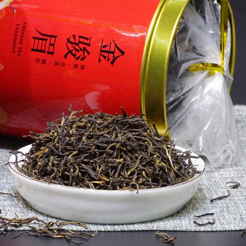 Lapsang Souchong Tea Premium Black Tea Loose Leaf Jin Jun Mei Gift Set 2 Cans