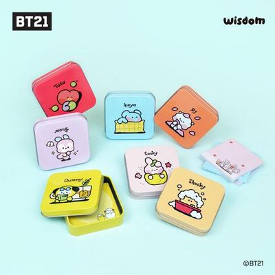 BT21 minini Teneke Kutu Not Defteri Seti BTS Ürünleri