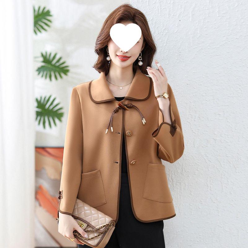 

Красный тренч большого размера «Год Дракона» для людей среднего и пожилого возраста - Мода весна/осень 3XL (Recommended for 115-130 jin)