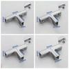 2pcs Resistant To Rust Glass Clamp Silver Glass Support Angle Ceramic Tile Fixing Clip  Laminate