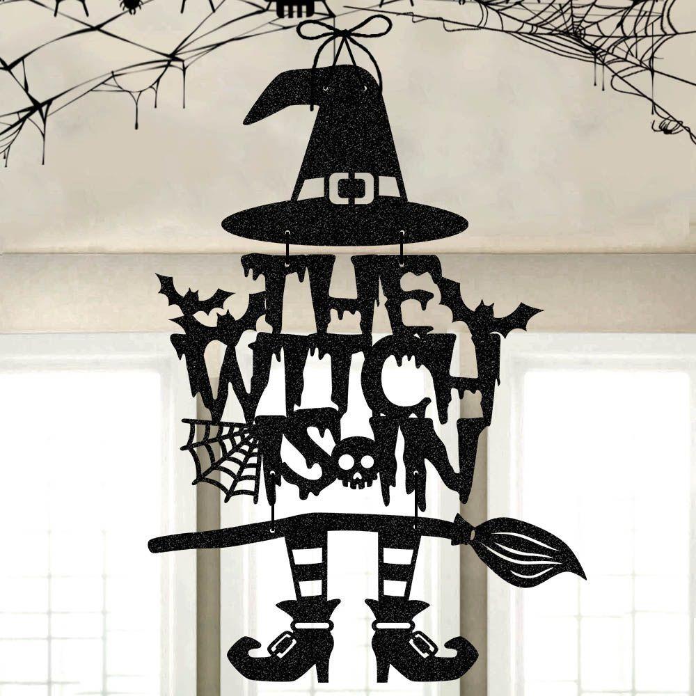 And Witch Bat Theme Halloween Door Hanging Decorations For Festive Ghost Party