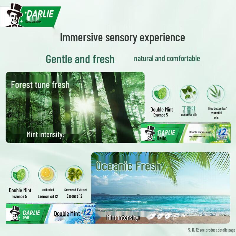 DARLIE Double Mint Ocean Fresh Toothpaste 3-Pack