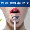 Stainless Steel Spoon Shape Tongue Scraper Cleaner Fresh Breath Cleaning Coated Tongue Toothbrush