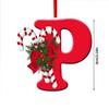 1pc Christmas Pendant Acrylic 26 Letter Pendant Hanging Christmas Tree Ornament Accessories Xmas New Year Decor Ornaments