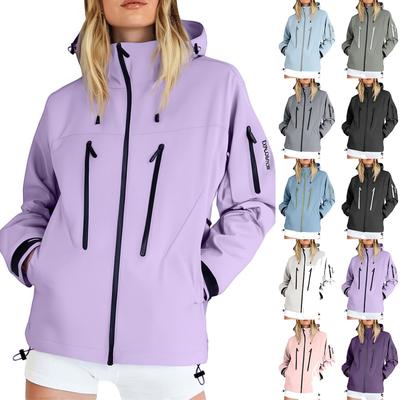 Damen Locker Bequem Modisch Outdoor Winddicht Und Wasserdicht Jacke Mit Figuren(ERKUNDUNG)Jacke