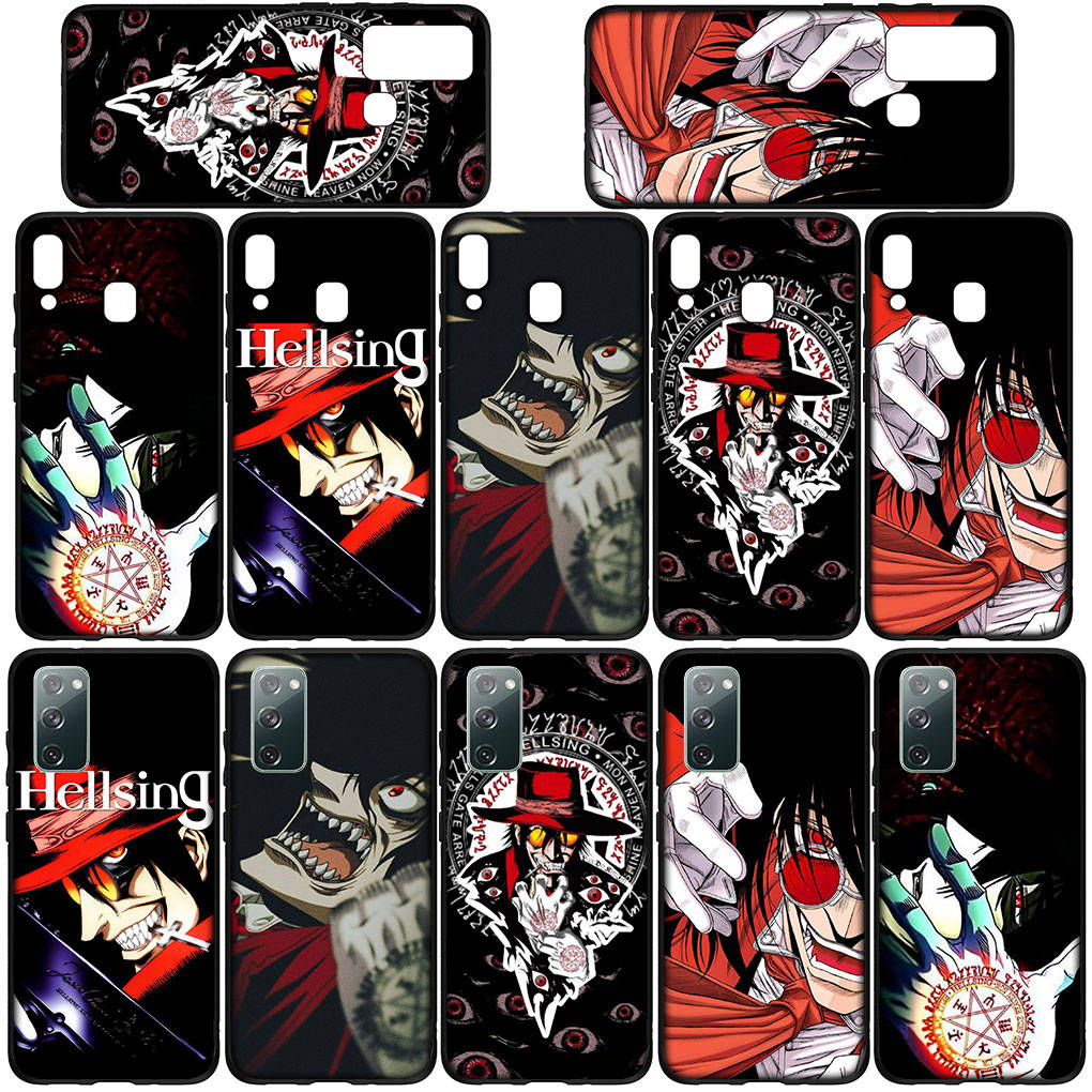 Cover for iPhone 16 15 Xiaomi Redmi Note 14 13 12 11 Pro Max X 8 9 16e Samsung Galaxy S25 S24 S23 Moto G85 G75 OPPO Huawei Hellsing Alucard Phone Case