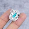 Santa Rosa Turquoise Gemstone 925 Sterling Silver Jewelry Ring Size 8 M-2603