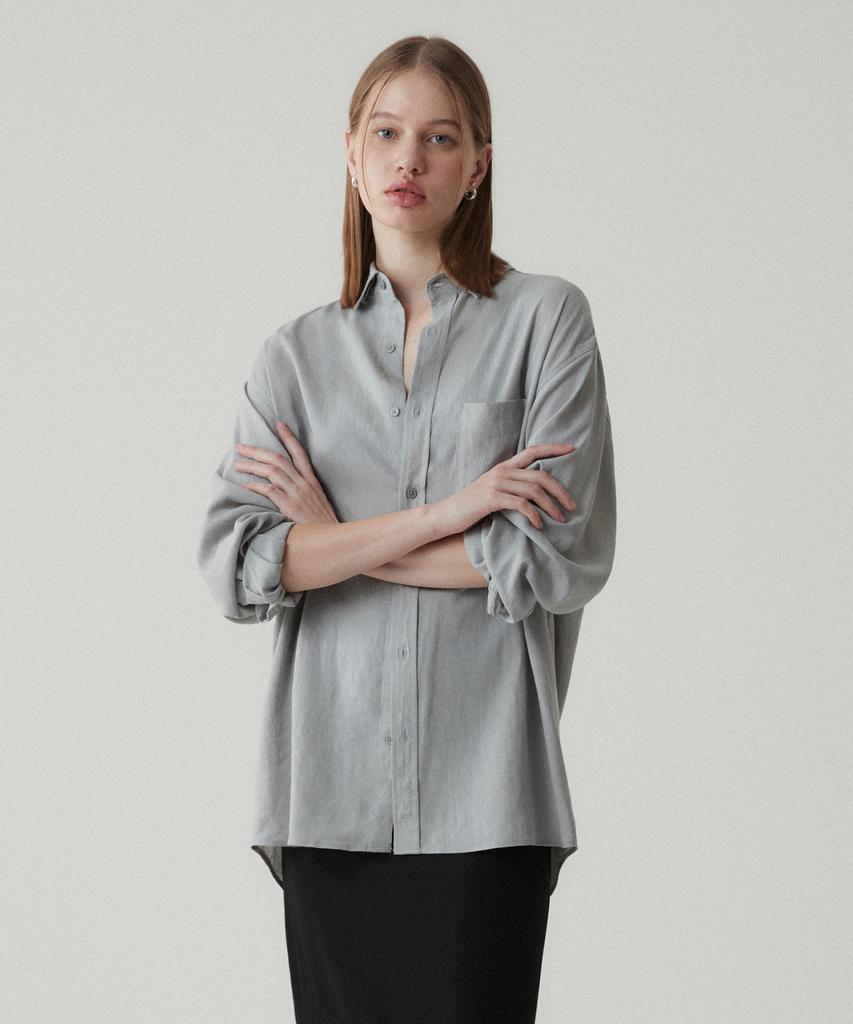 SUARE WOMEN Essential Tencel Linen Oversized Shirt - 9 Colors