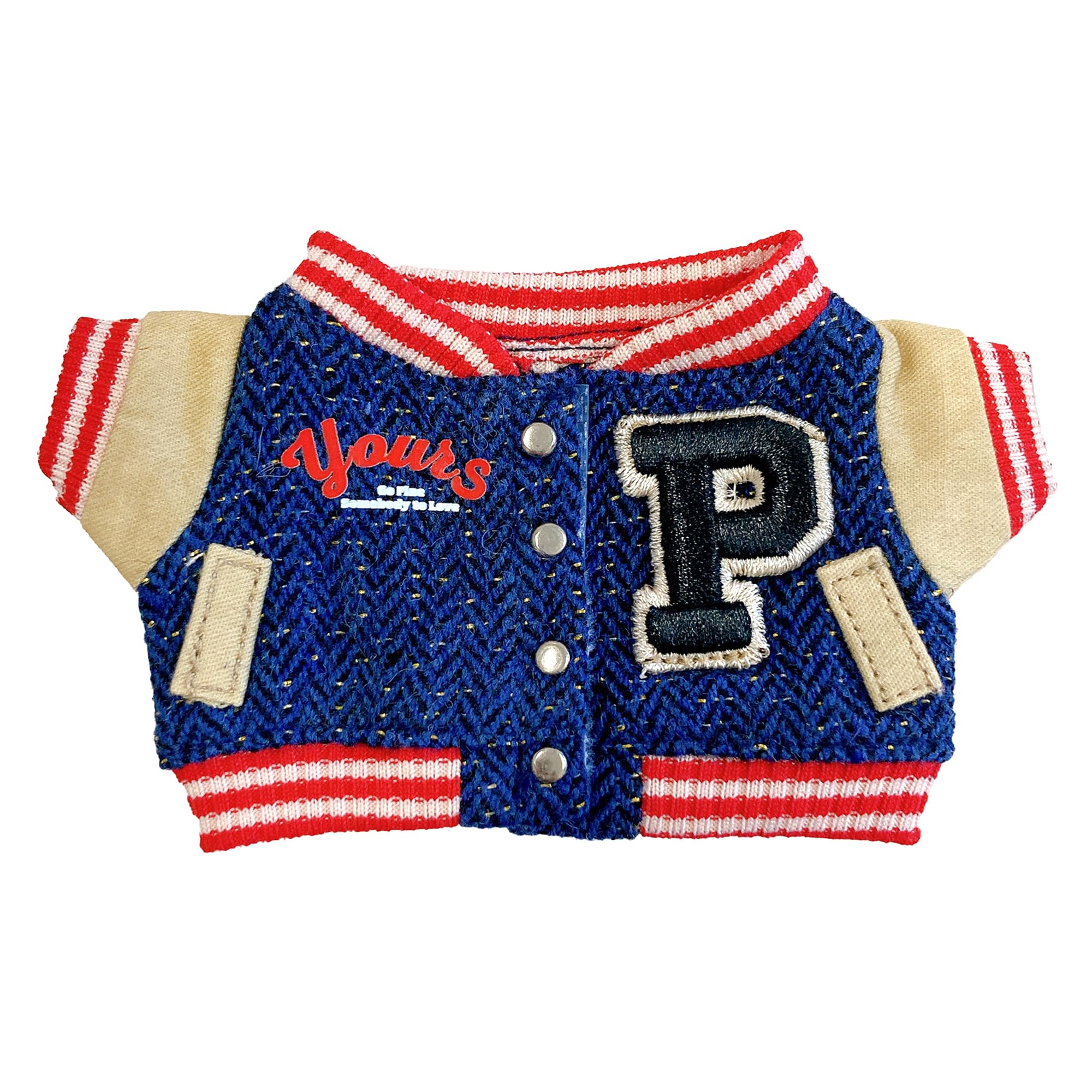 

G Triger Vintage Style Blouson for Plush Toys 10-15cm Cosplay Costume Otaku Activity Doll Mascot K-pop Doll Accessory