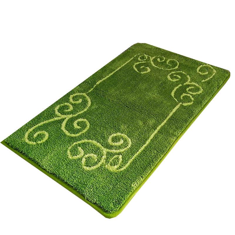 New Chinese Style Home Bedroom Door Soft Absorbent Foot Mat Bathroom Imitation Cashmere Mat Door Non-slip Mat