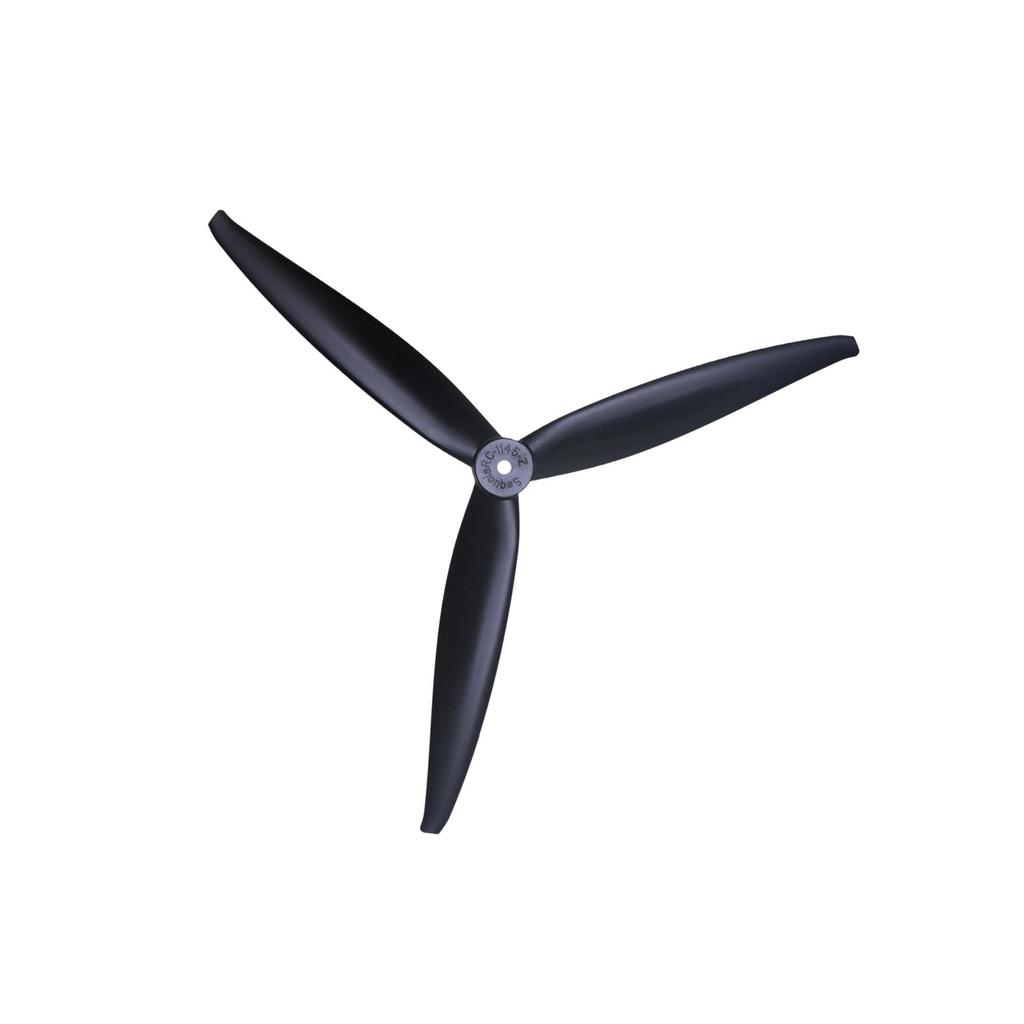 Sequoia RC 1145 Glass Fiber Nylon 11" FPV Drone Propeller, Three-Blade, Clockwise & Counter-Clockwise, Racing Type