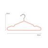 10 pz Appendiabiti Metallici Senza Tracce Antiscivolo Resistenti Robusti Scaffali per Vestiti Articoli per Appendere i Vestiti in Camera da Letto Organizzatore Domestico