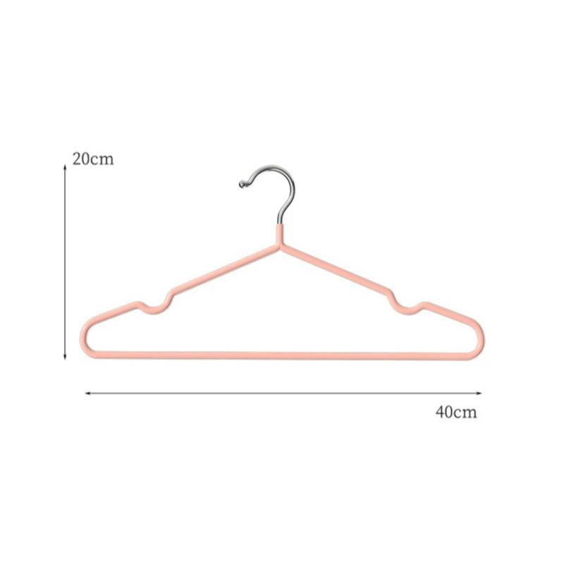 10 pz Appendiabiti Metallici Senza Tracce Antiscivolo Resistenti Robusti Scaffali per Vestiti Articoli per Appendere i Vestiti in Camera da Letto Organizzatore Domestico