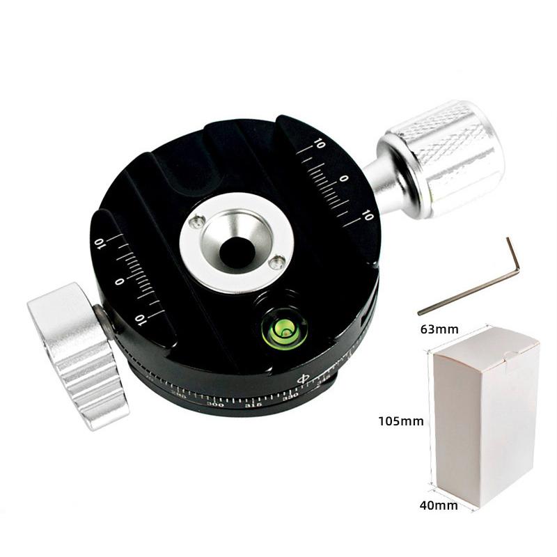 1 Set 360° Rotate Panoramic Shooting Clamp For Arca Swiss Camera Tripod Quick Release Clamp Holder Tripod Mount Plate Adapter