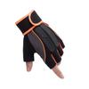 1 Pair Fitness Anti-Slip Half-Finger Gloves Suitable For Cycling Riding Motorcycle Men and Women Skiing Black Gloves