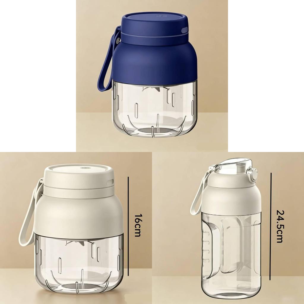 Type-c Usb Rechargeable Juicer Cup With Fast Spin And Foodgrade Plastic For Travel
