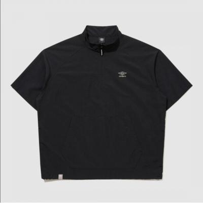 Guitar Umbro Classic Short Sleeve Stand Neck Anorak Black Ur124cwt31