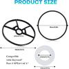 Spider Gasket Kit Pool Sand Filter Valve Seal Gasket Parts Replacement for Hayward Sp0714t Vari-Flo XL Valve and SPX0714CA O-Rings Gasket